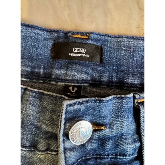 True Religion Geno Relaxed Slim Fit Denim Jeans 33 - Picture 8 of 9